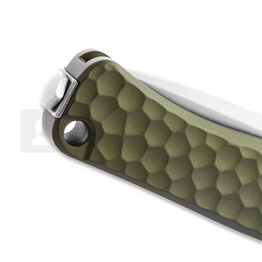 Lionsteel Emmet - MagnaCut S/W - Solid Alu k&auml;&auml;nt&ouml;veitsi, vihre&auml; EM01AGS