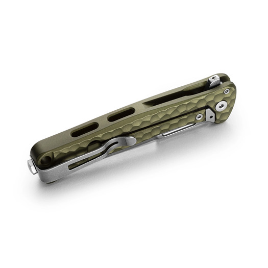 Lionsteel Emmet - MagnaCut S/W - Solid Alu kääntöveitsi, vihreä EM01AGS