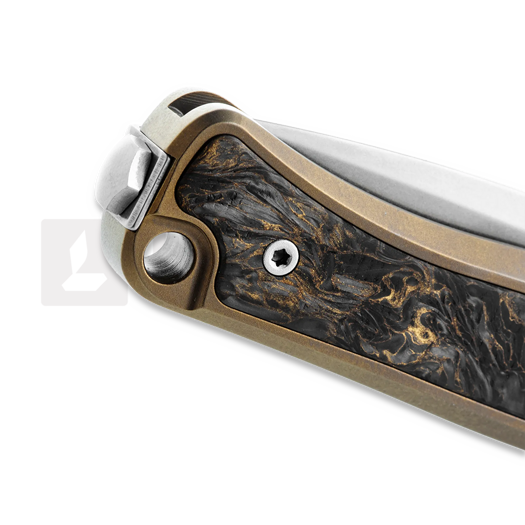 Lionsteel Emmet - MagnaCut - Solid Ti + CF k&auml;&auml;nt&ouml;veitsi, bronzed EM01BR