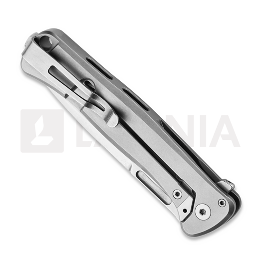 Lionsteel Emmet - MagnaCut - Solid Ti + CF k&auml;&auml;nt&ouml;veitsi, harmaa EM01GY
