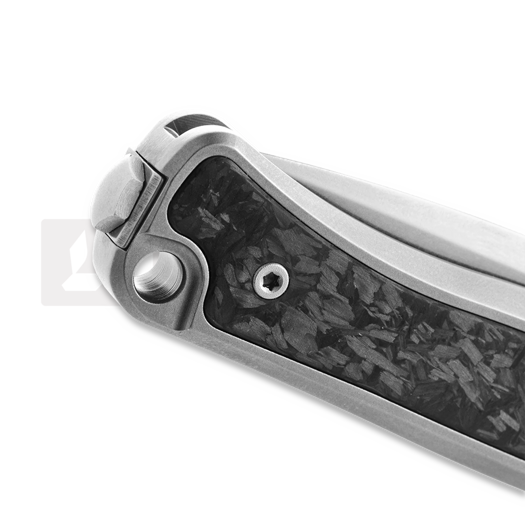 Lionsteel Emmet - MagnaCut - Solid Ti + CF k&auml;&auml;nt&ouml;veitsi, harmaa EM01GY