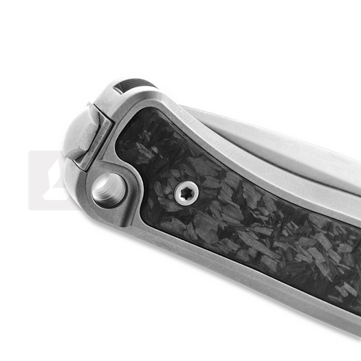 Lionsteel Emmet - MagnaCut - Solid Ti + CF kääntöveitsi, harmaa EM01GY