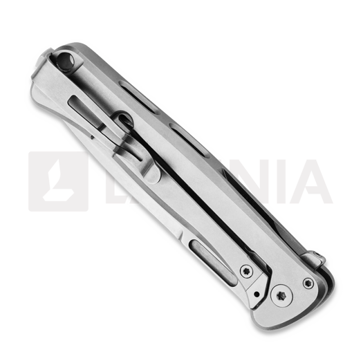 Lionsteel Emmet - MagnaCut - Solid Ti k&auml;&auml;nt&ouml;veitsi, harmaa EM01FL
