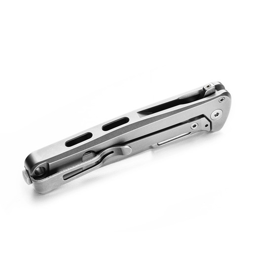 Lionsteel Emmet - MagnaCut - Solid Ti k&auml;&auml;nt&ouml;veitsi, harmaa EM01FL