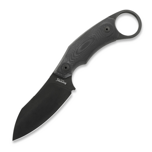 Nazis Lionsteel H1 Skinner - Black, Black G10 H1BGBK