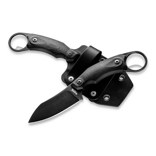 Lionsteel H1 Skinner - Black kniv, Black G10 H1BGBK