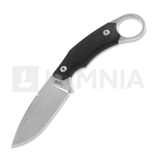 Lionsteel H2 Drop Point knife, black G10 H2GBK