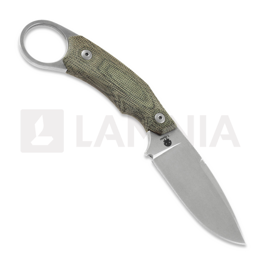 Faca Lionsteel H2 Drop Point, green canvas H2CVG