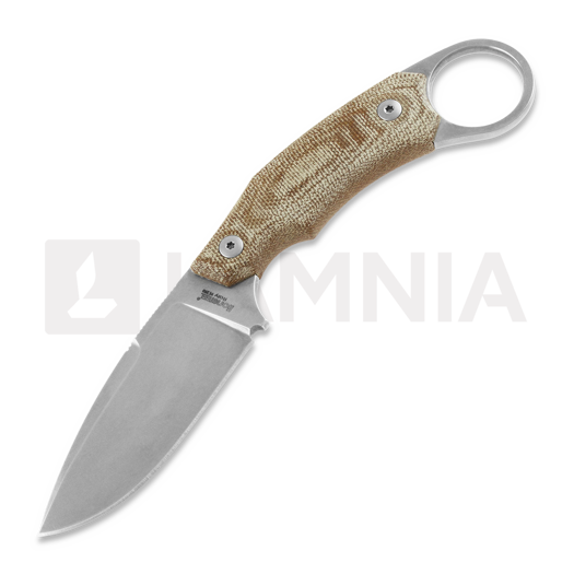 Cuchillo Lionsteel H2 Drop Point, natural canvas H2CVN