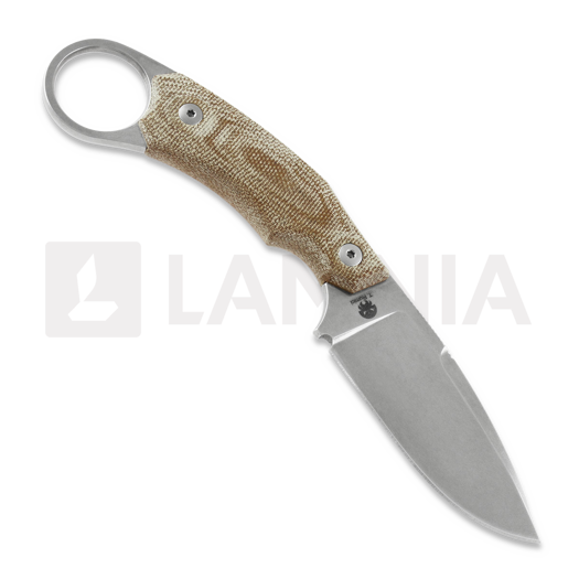 Cuchillo Lionsteel H2 Drop Point, natural canvas H2CVN