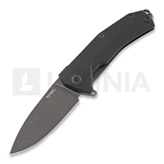 Lionsteel Kur G10 k&auml;&auml;nt&ouml;veitsi, musta, musta KURBBK