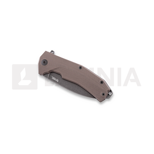 Lionsteel Kur G10 kääntöveitsi, ruskea, musta KURBBR