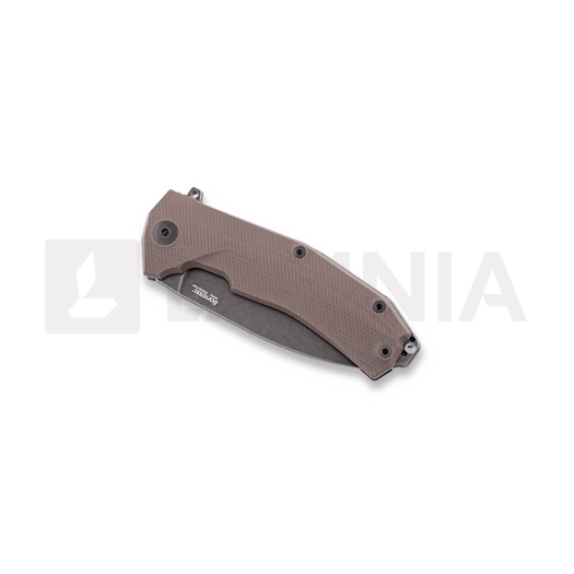 Lionsteel Kur G10 kääntöveitsi, ruskea, musta KURBBR