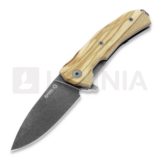 Lionsteel Kur Olive összecsukható kés, fekete KURBUL