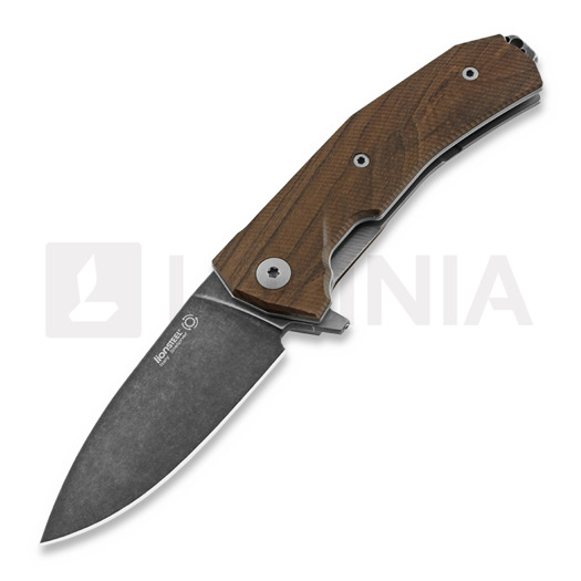 Lionsteel Kur 접이식 나이프, santos, 검정 KURBST