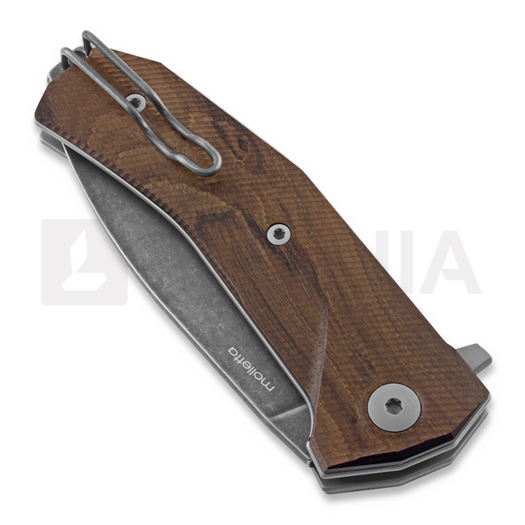 Lionsteel Kur sulankstomas peilis, santos, juoda KURBST