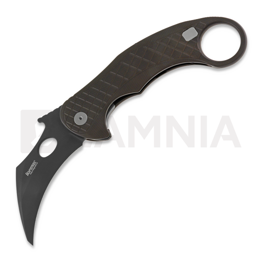 Navalha Lionsteel L.E.One Chemical Black, earth brown LE1AEB