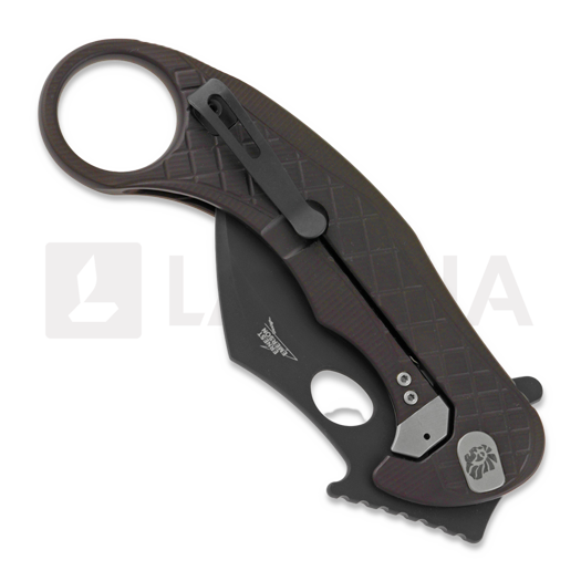 Navalha Lionsteel L.E.One Chemical Black, earth brown LE1AEB