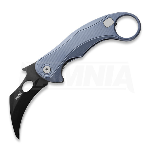 Nóż składany Lionsteel L.E.One MID - Blackwashed, ICE BLU LE2AIB