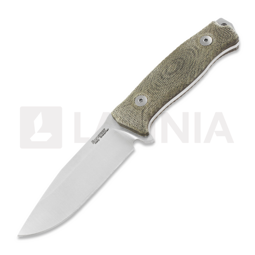 Couteau Lionsteel M5, green canvas micarta M5CVG