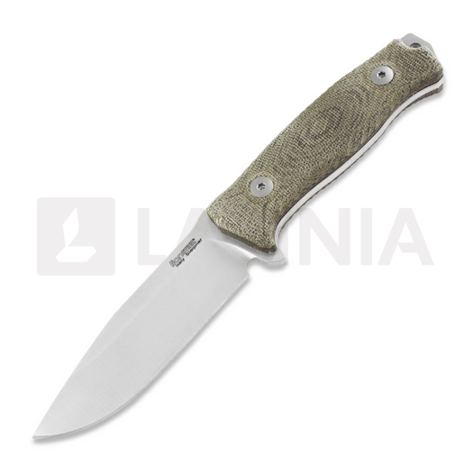 Couteau Lionsteel M5, green canvas micarta M5CVG
