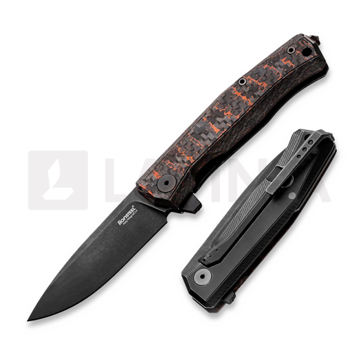 Lionsteel MYTO MagnaCut sulankstomas peilis, Snake Skin CF MT01MCSS