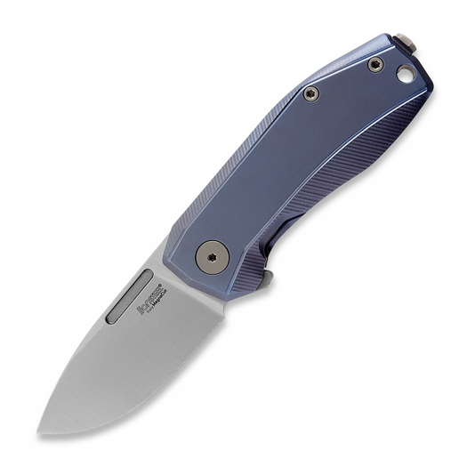 Nóż składany Lionsteel Nano, Blue titanium NA01BL