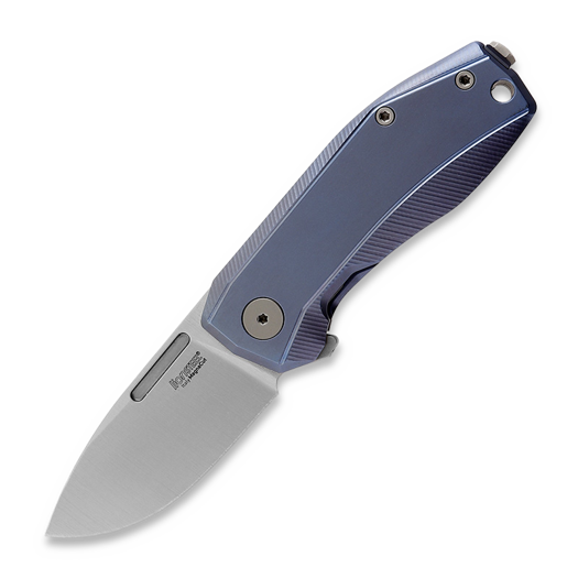 Lionsteel Nano סכין מתקפלת, Blue titanium NA01BL