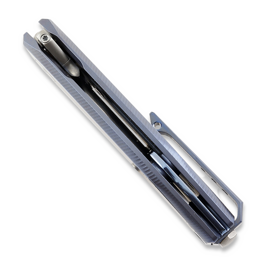 Lionsteel Nano k&auml;&auml;nt&ouml;veitsi, Blue titanium NA01BL