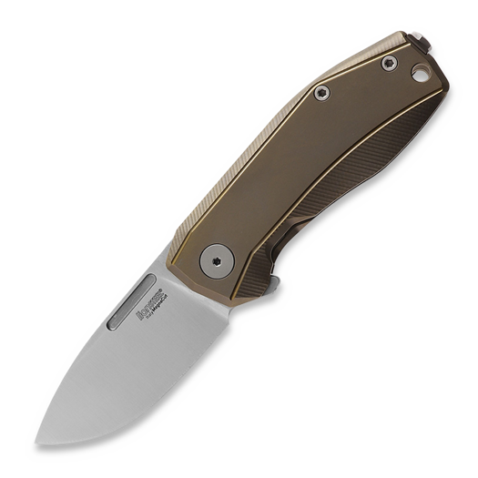 Lionsteel Nano fällkniv, Bronze Titanium NA01BR