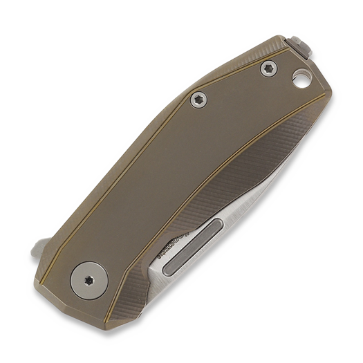 Lionsteel Nano k&auml;&auml;nt&ouml;veitsi, Bronze Titanium NA01BR