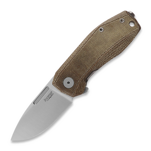 Lionsteel Nano sulankstomas peilis, Green canvas NA01CVN
