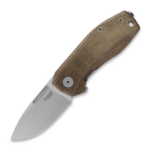 Nóż składany Lionsteel Nano, Green canvas NA01CVN