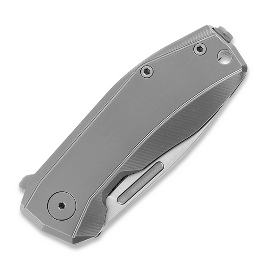 Lionsteel Nano foldekniv, Grey titanium NA01GY
