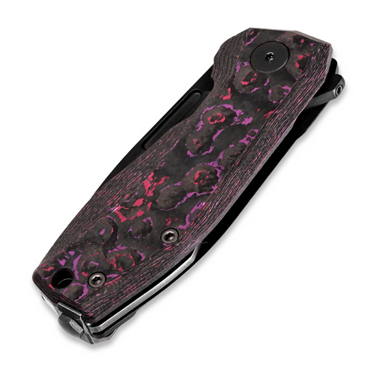 Lionsteel Nano foldekniv, Purple Haze CF NA01PH