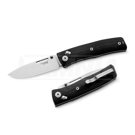 Складной нож Lionsteel NiNi - Full Scale - G10, чёрный NN1GBK