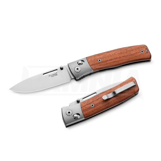 Coltello pieghevole Lionsteel NiNi - Ti Bolster - Santos Wood NN2ST