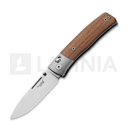 Lionsteel NiNi - Ti Bolster - Santos Wood 折り畳みナイフ NN2ST