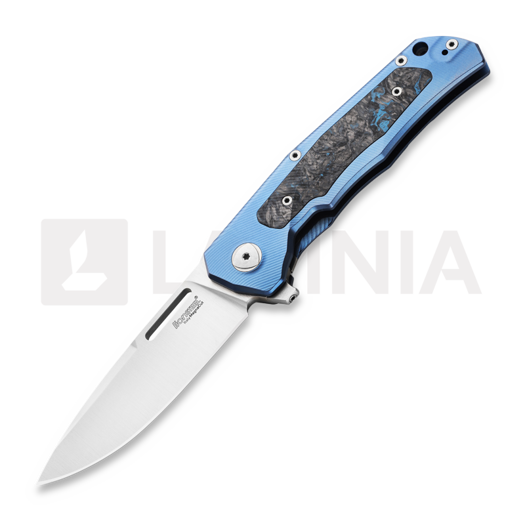 Складной нож Lionsteel Q4ttro - Blue Titanium Q4BL