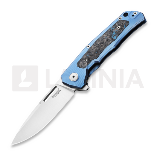 Lionsteel Q4ttro - Blue Titanium 접이식 나이프 Q4BL