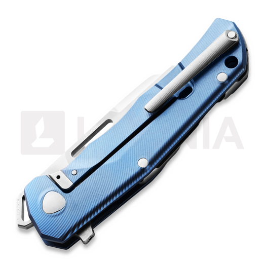 Lionsteel Q4ttro - Blue Titanium sulankstomas peilis Q4BL