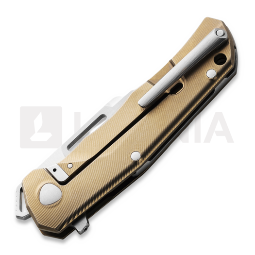 Lionsteel Q4ttro - Bronze Titanium sulankstomas peilis Q4BR