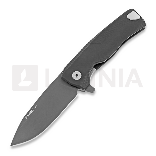 Lionsteel ROK Aluminium black kääntöveitsi