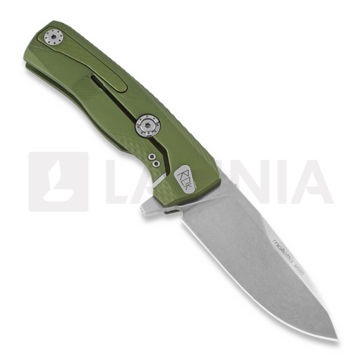 Lionsteel ROK Aluminium folding knife, od green, LAMNIA EXCLUSIVE ROKAGSW