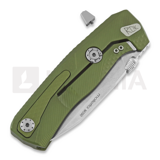 Lionsteel ROK Aluminium folding knife, od green, LAMNIA EXCLUSIVE ROKAGSW