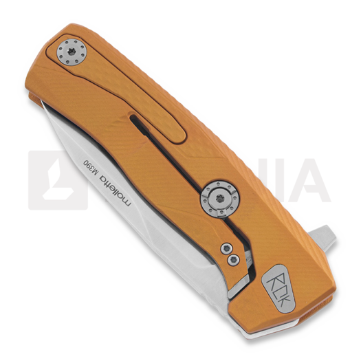 Navaja Lionsteel ROK Aluminium, naranja ROKAOS