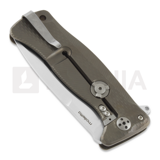 Lionsteel SR-11 Titanium k&auml;&auml;nt&ouml;veitsi, bronze SR11B