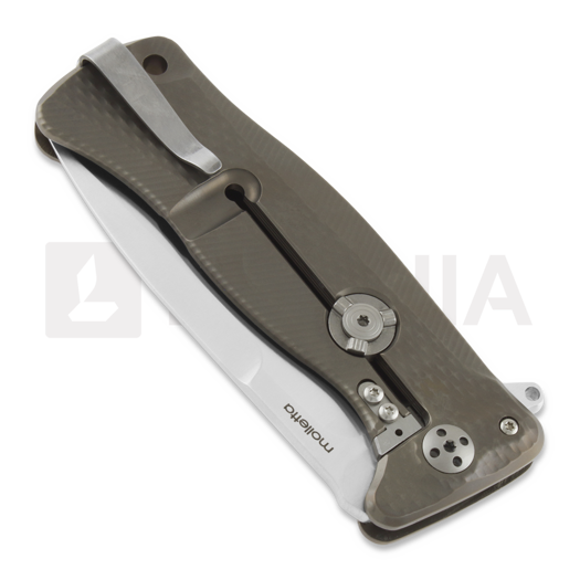 Lionsteel SR-11 Titanium kääntöveitsi, bronze SR11B