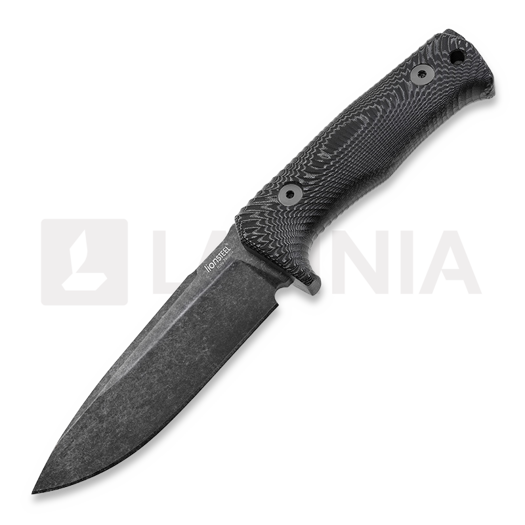 Lionsteel T5 - Blackwash - Micarta Black puukko T5BMI
