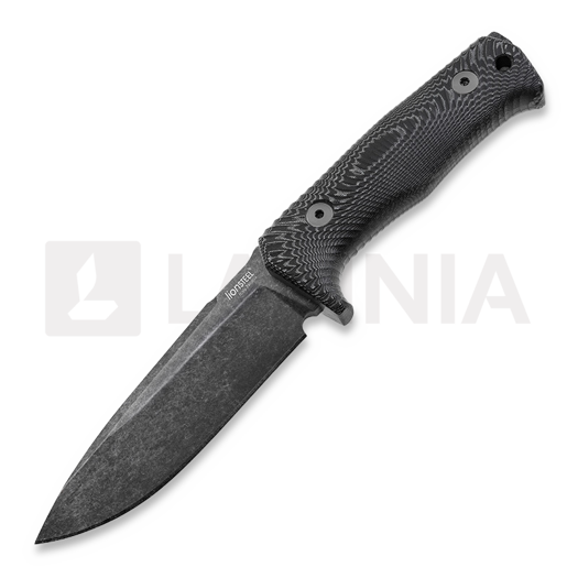 Lionsteel T5 - Blackwash - Micarta Black puukko T5BMI